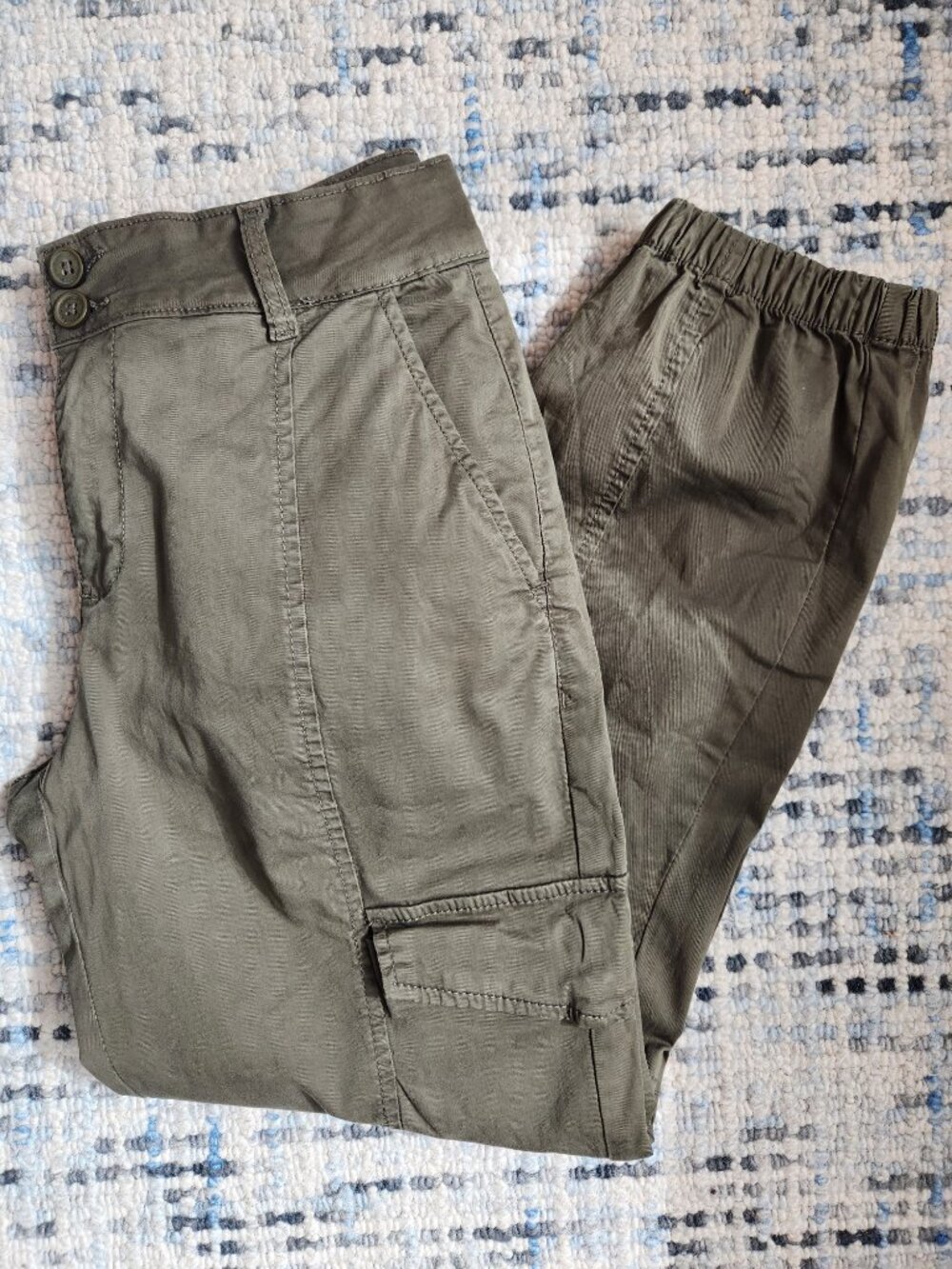 Sanctuary Rebel Cargo Pants Hiker Green - Size 28 - Picture 4 of 6